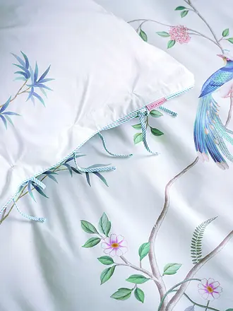 PIP STUDIO | Perkal Bettwäsche BAMBOO BLOSSOM 70x90cm/140x200cm Khaki | weiss